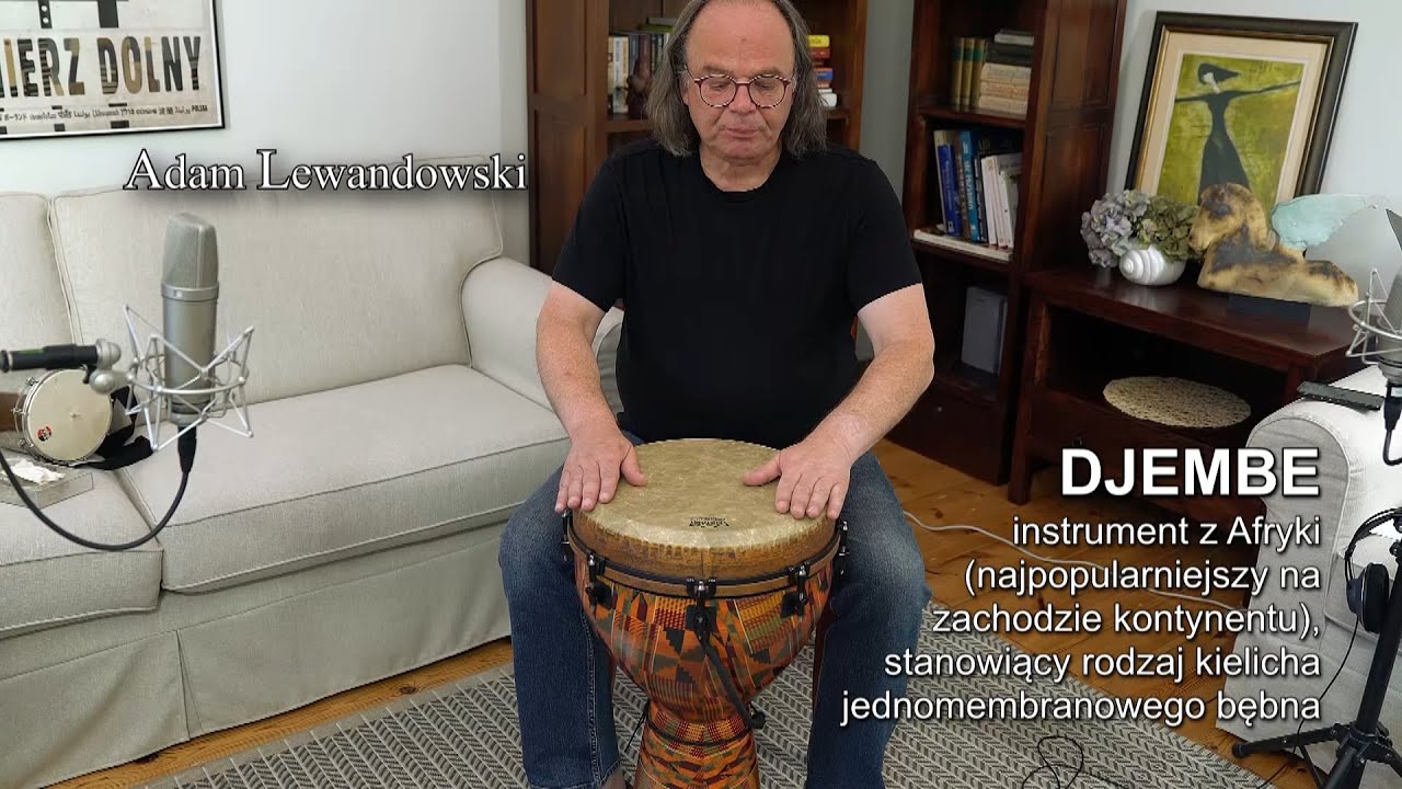 18. Djembe - Instrumenty perkusyjne z kolekcji Adama Lewandowskiego