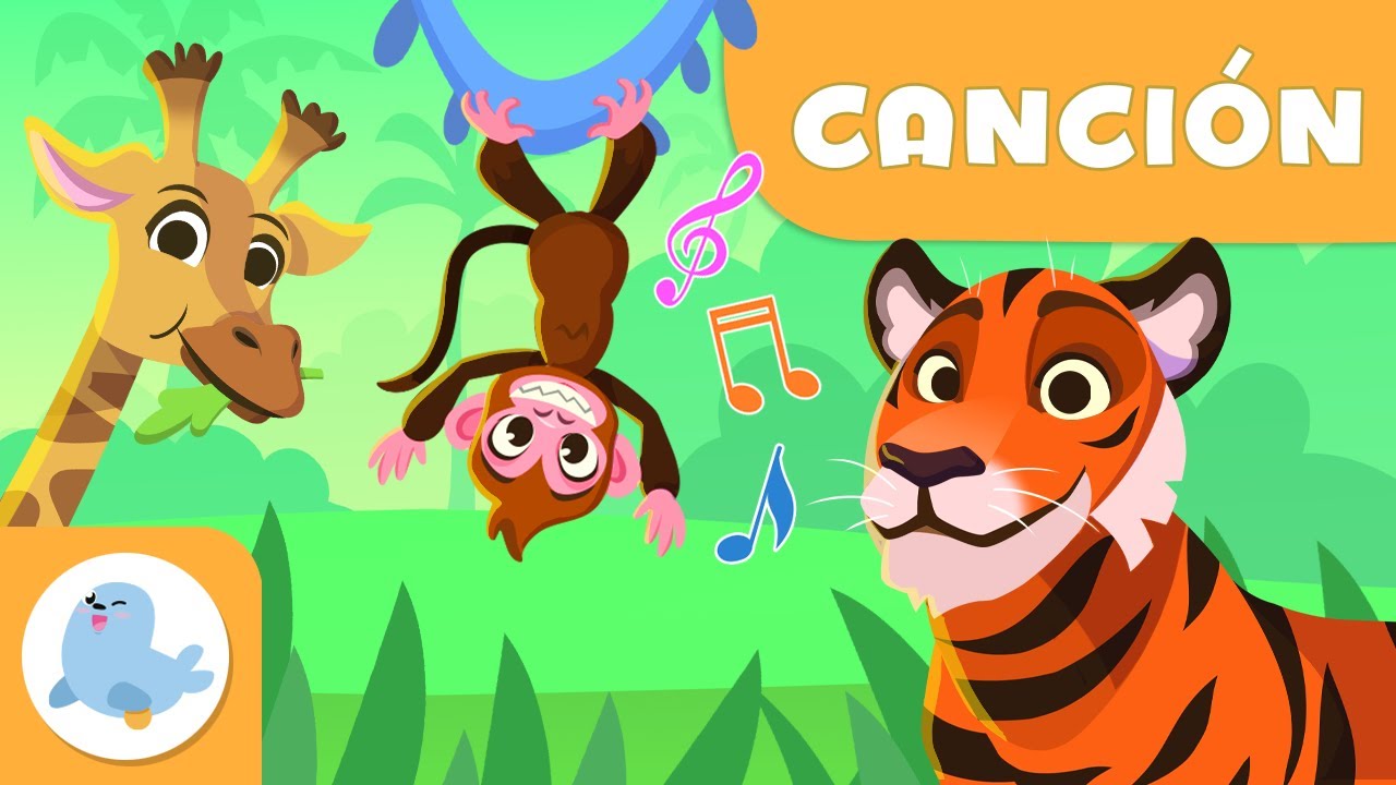 🎶 CANCIÓN de los ANIMALES SALVAJES para niños 🦁🐘🐒  Lo salvaje en ti