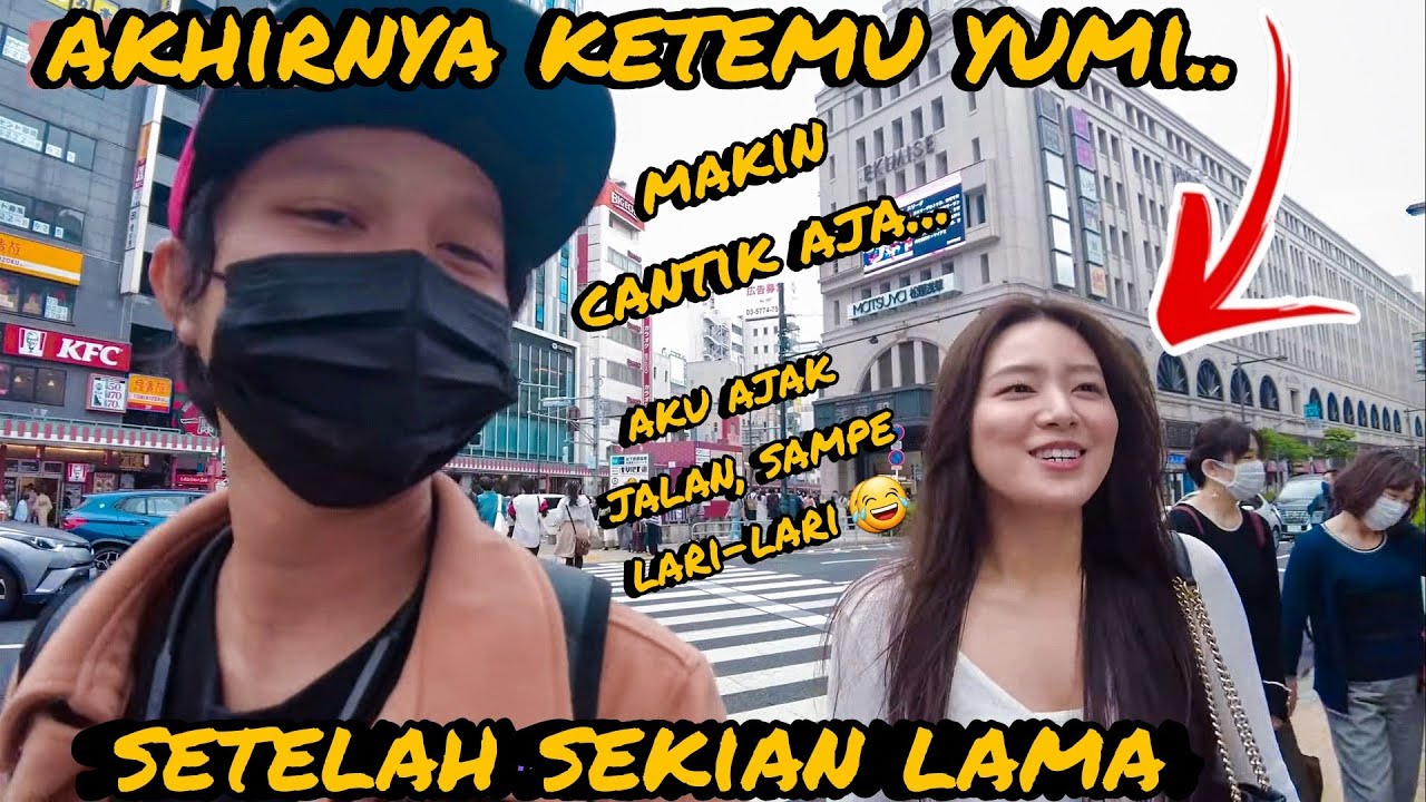 AKHIRNYA KETEMU YUMI LAGI SETELAH SEKIAN LAMA , LANGSUNG AKU AJAK JALAN ,SAMPE LARI-LARI AN HAHAHA