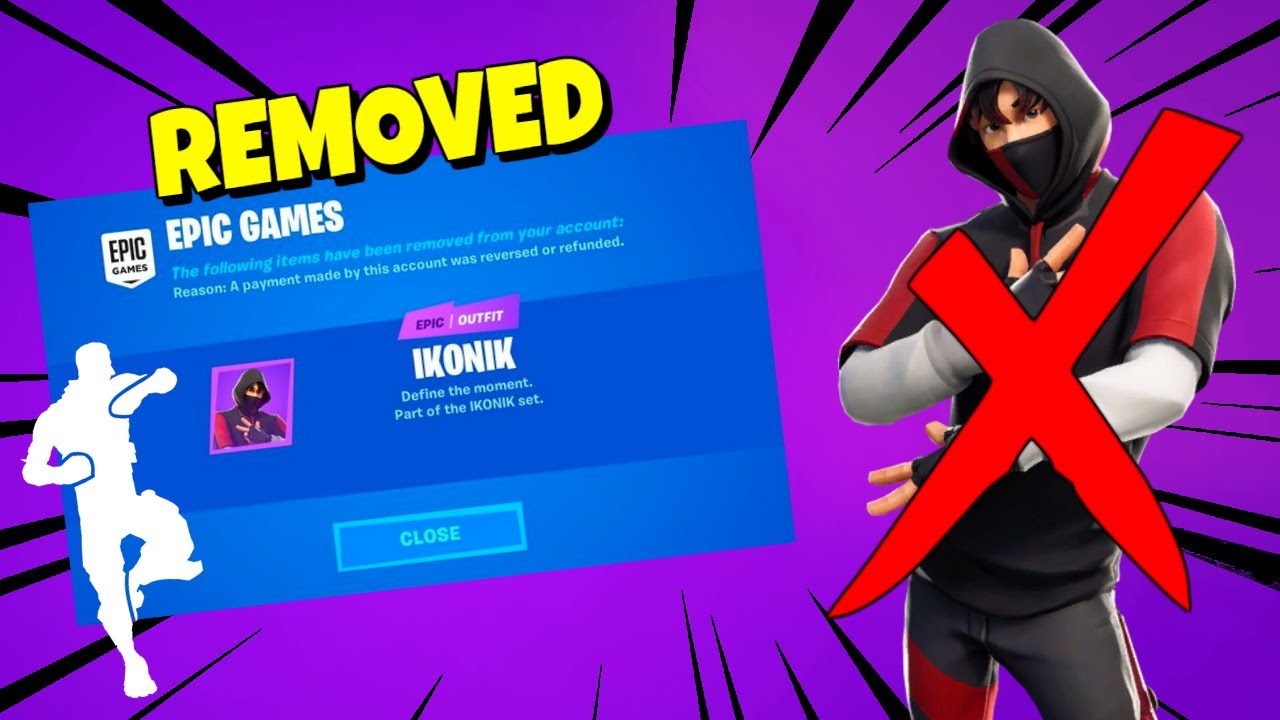 IKONIK SKIN & SCENARIO EMOTE REMOVED from Accounts in Fortnite
