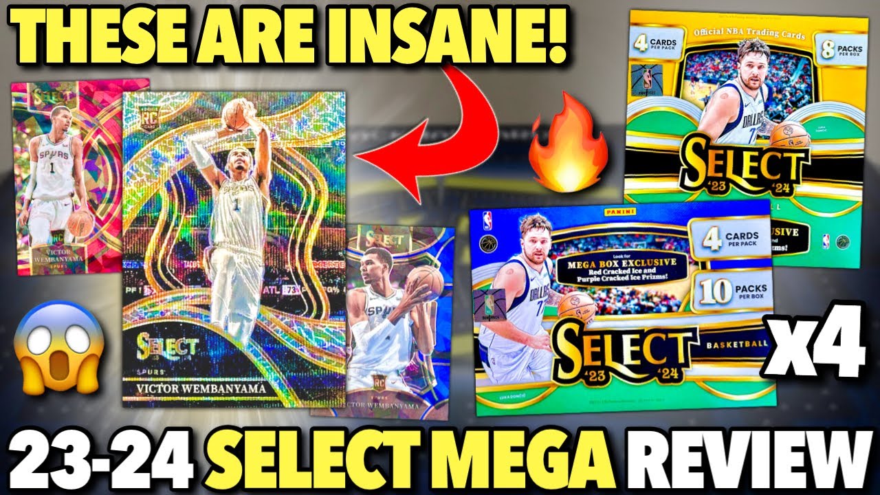 ЛУЧШИЕ РОЗНИЧНЫЕ КОРОБКИ?! 😱🔥 Обзор баскетбольных наборов Panini Select Target и Walmart Mega Box...