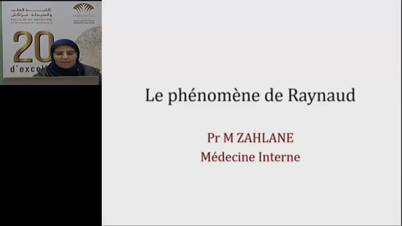 FMPM MOOCs - Le phénomène de raynaud - Pr. M. Zahlane