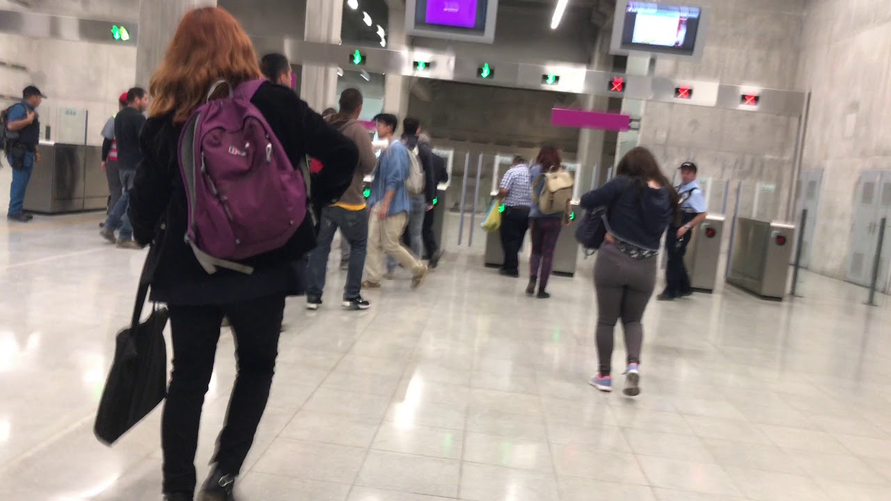 Combinación MetroTren Nos y Estación Lo Valledor Línea 6