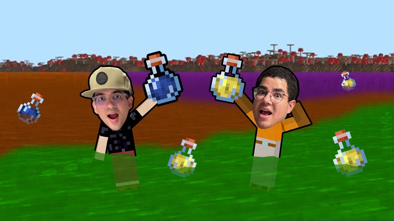 TODA ÁGUA DO OCEANO FOI TRANSFORMADA EM POÇÃO NO MINECRAFT!