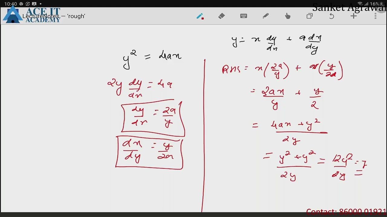 12th Applied Math Differential Equations Lect 3 (25-26)