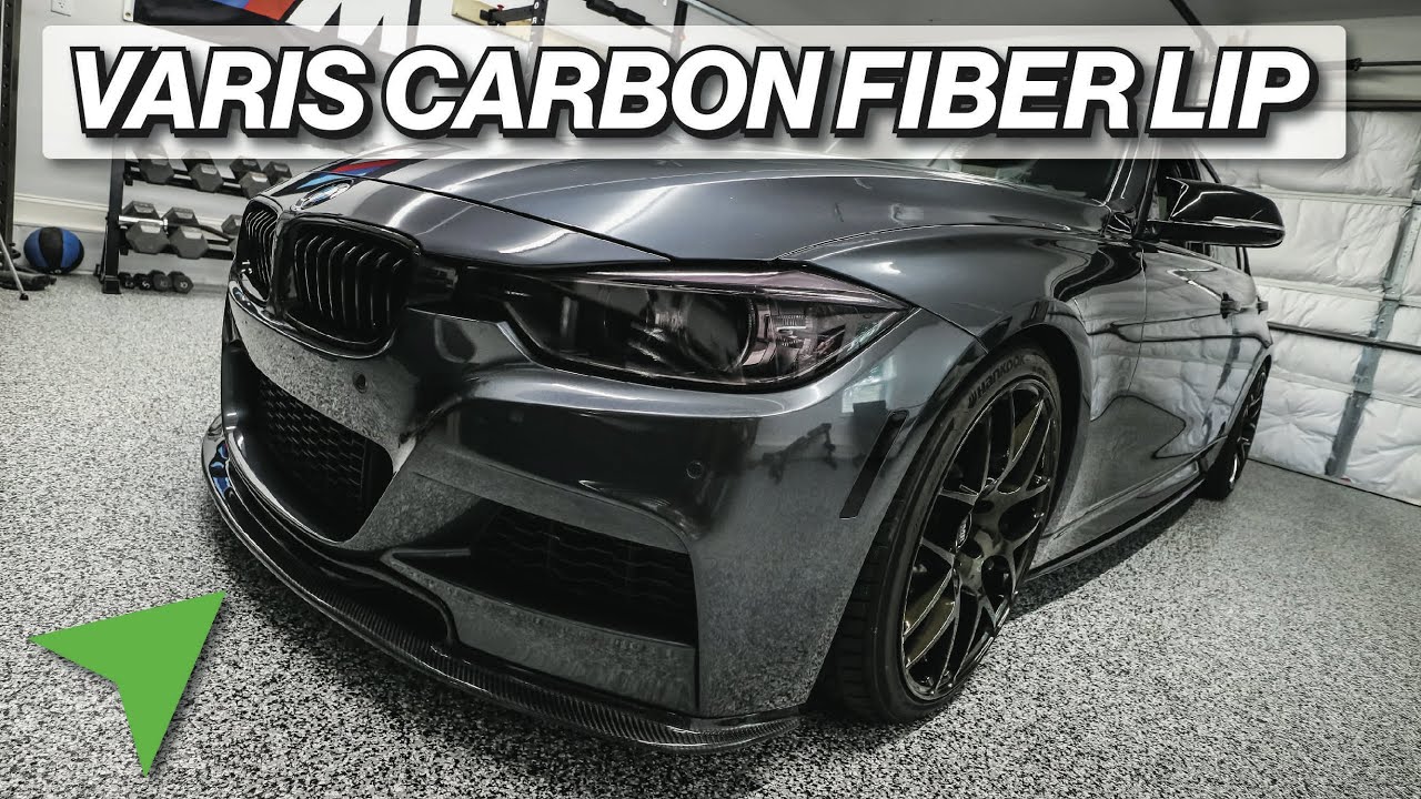 BIG BOOST BMW F30 GETS CARBON FIBER VARIS LIP - CLEAN!