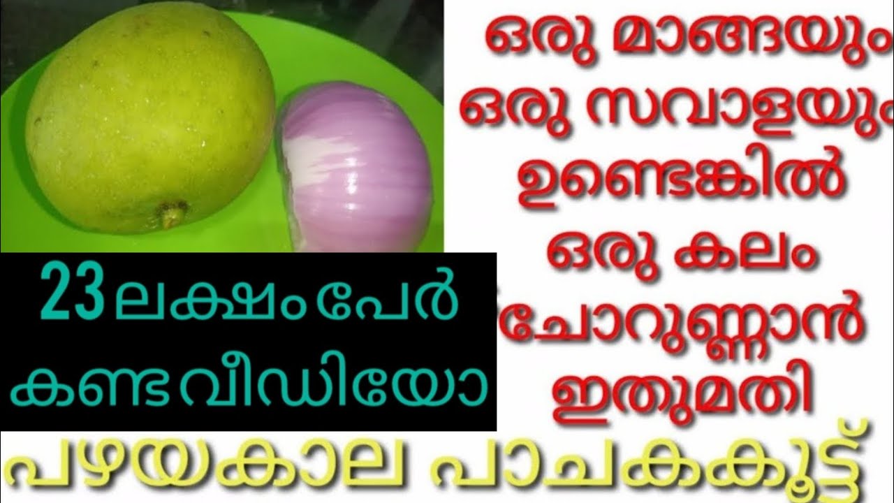 പച്ചമാങ്ങയും ഒരു സവാളയും ഉണ്ടെങ്കിൽ അതു മതി ചോറുണ്ണാൻ |Pachamanga Curry | Mango Curry
