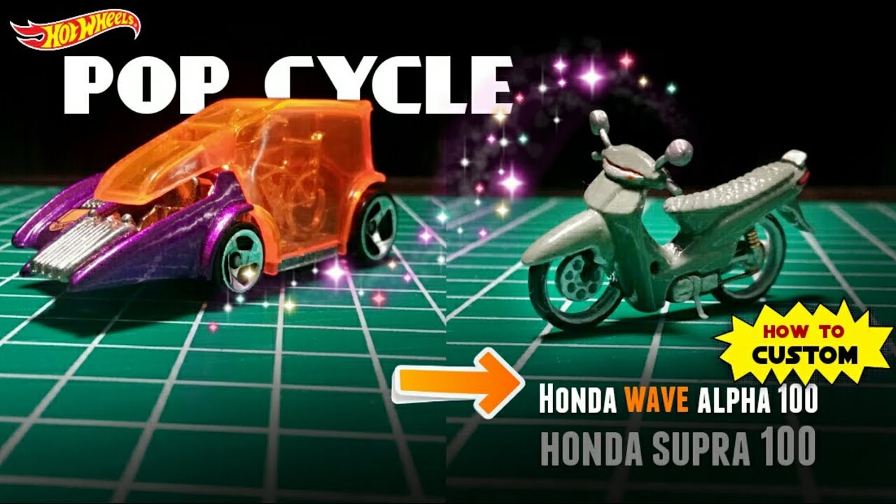 Hot wheels pop cycle custom