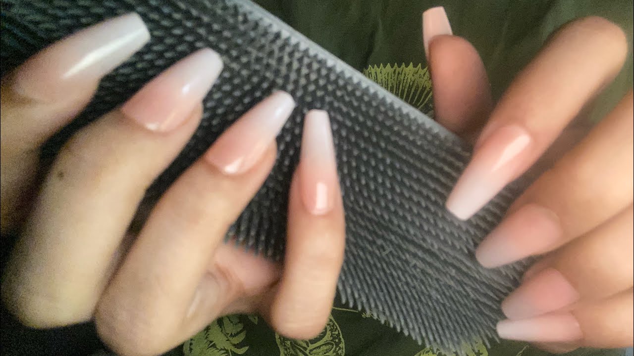 ASMR Beard Scratching with Long Nails. Rough scratching sounds. #asmr 