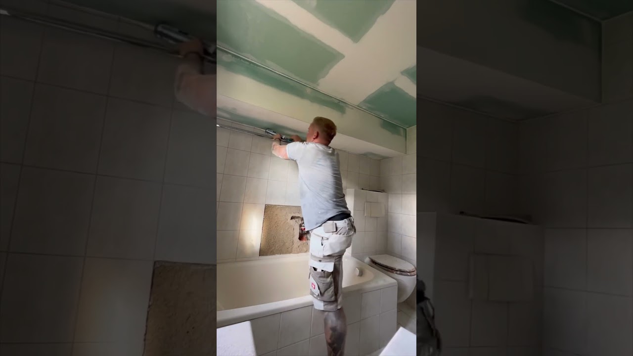 Acrylator 🥷🏼 #trockenbau #drywall #innenausbau #acrylic #baustelle #architecture #bauen #malerei