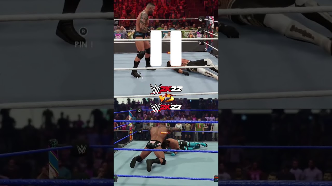 WWE 2k22 vs WWE 2k23 | RKO Comparison #wwe2k23 #wwe #shorts