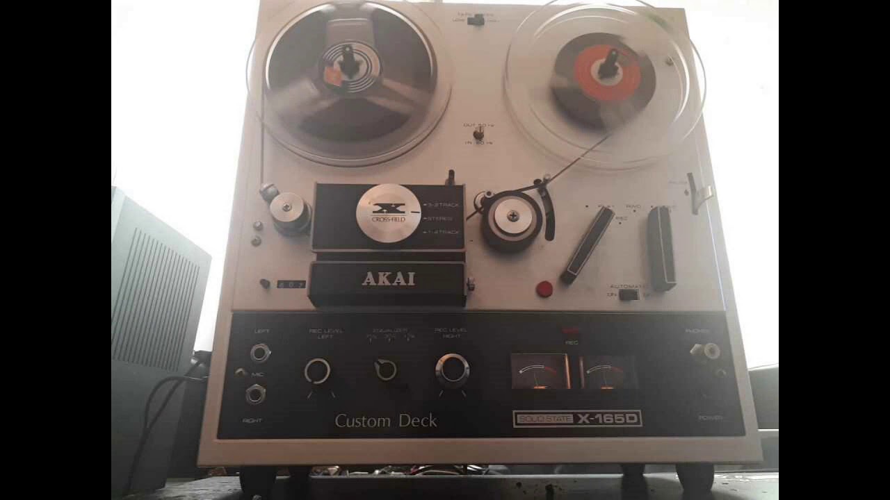Akai X-165D Reel To Reel Plays: Micheal Jackson - Thriller
