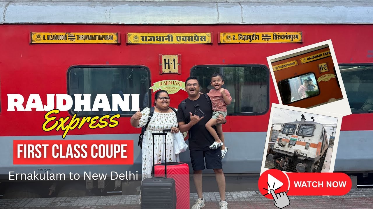 Rajdhani Express First Class AC Coupe | Ernakulam to Delhi | Is it Worth for ₹8500?