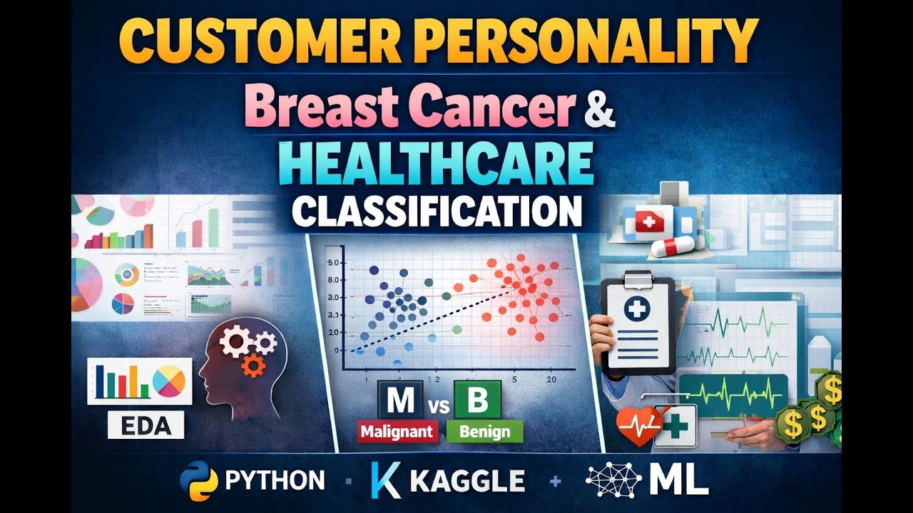 Customer Personality, Breast Cancer & Healthcare Classification