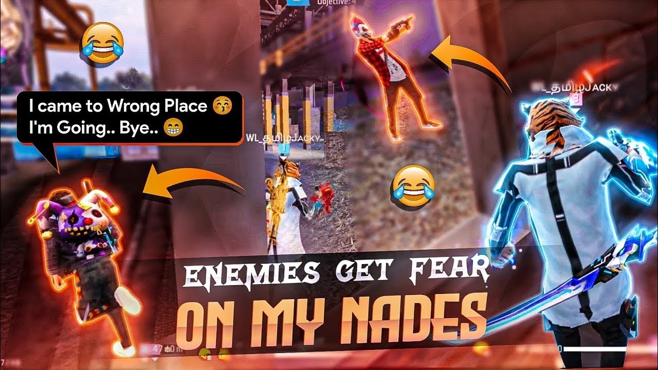 wl jacky free fire grenade || wl jacky grenade tips and tricks ||