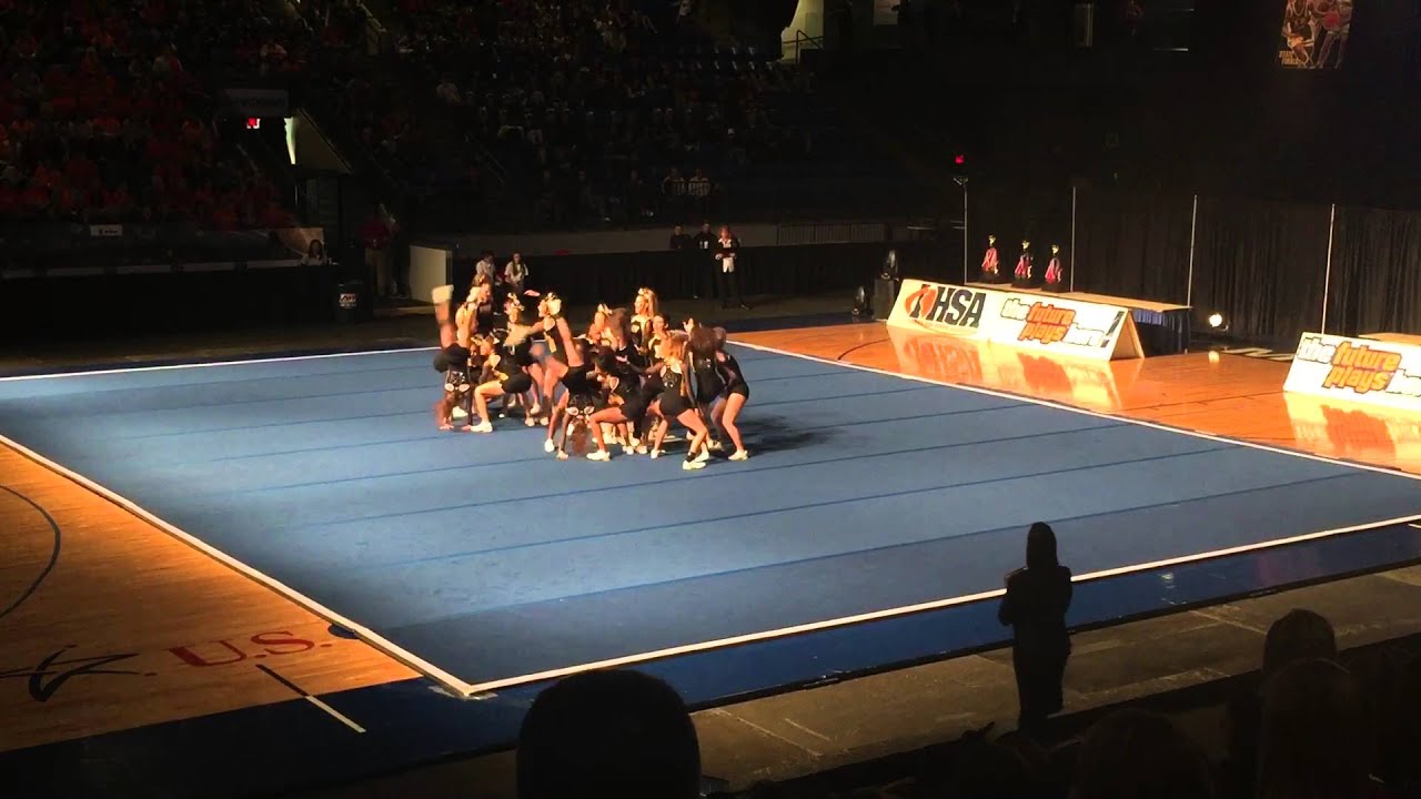 Joliet West Varsity Cheer @ State 2016 Day 2