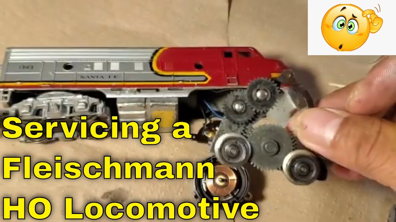 Servicing a Vintage Fleischmann HO locomotive