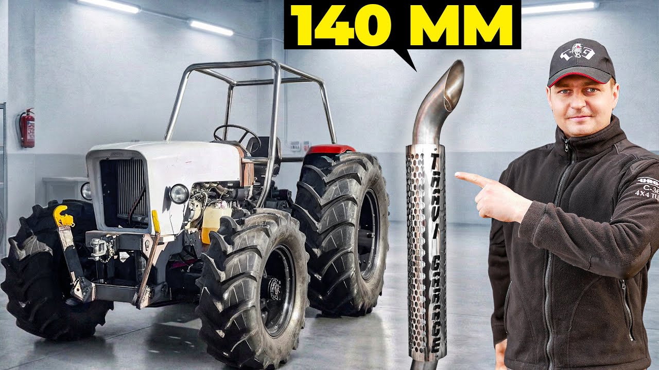 Potężny WYDECH do URSUSA C- 350 TURBO 4x4 !!