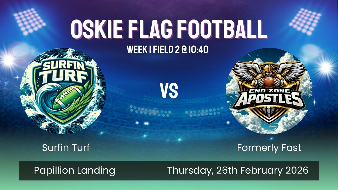 End Zone Apostles v Surfin Turf