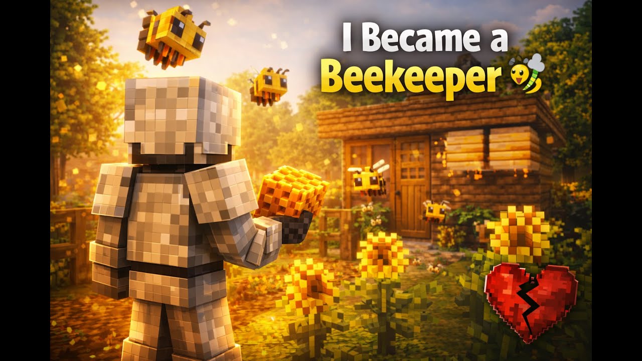 I Became a Beekeeper 🐝  Minecraft Hardcore SZN 2 Ep. 6