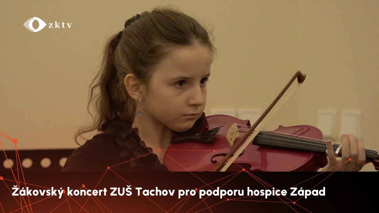 Žákovský koncert ZUŠ Tachov pro podporu hospice Západ