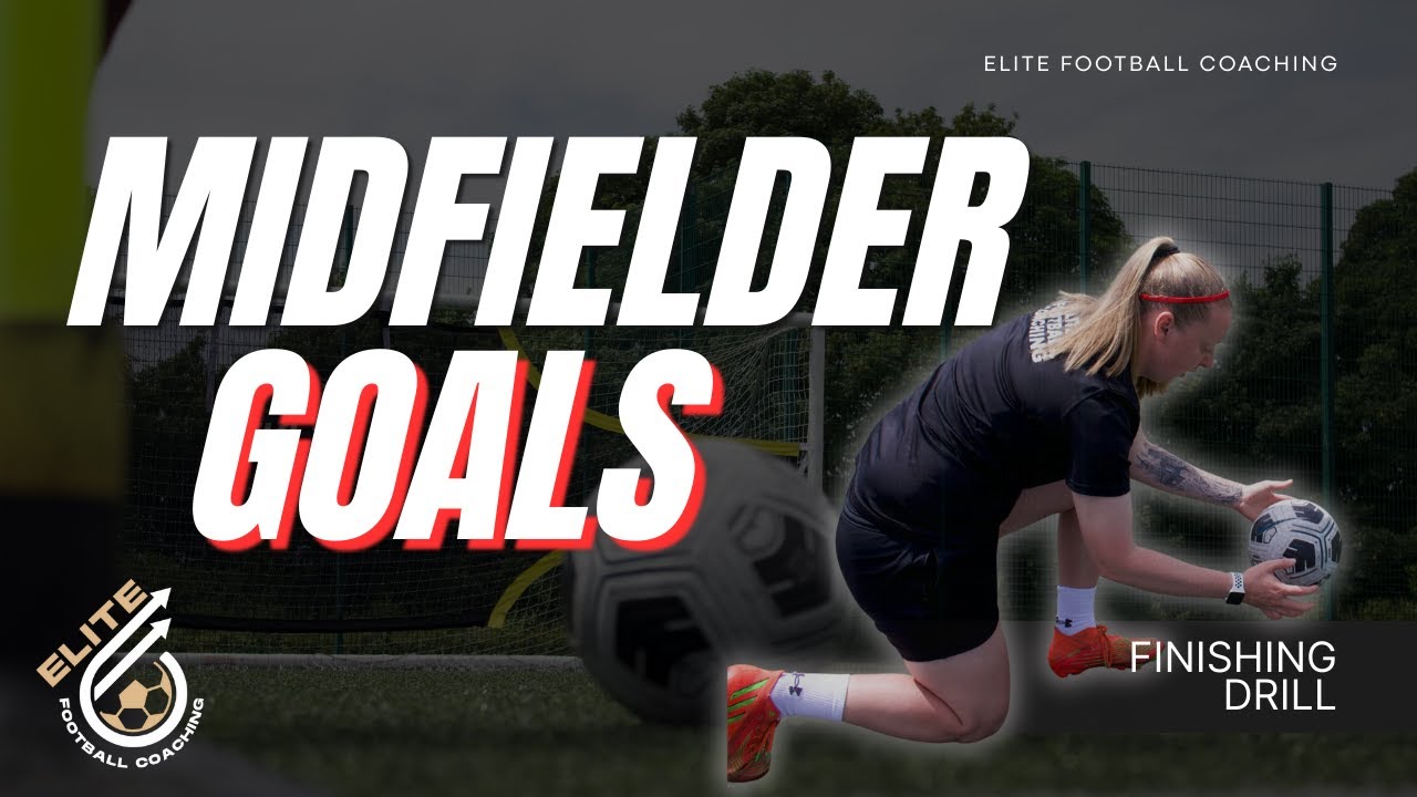 Midfielder Finishing Drill | No.8 Movement in to the Box
