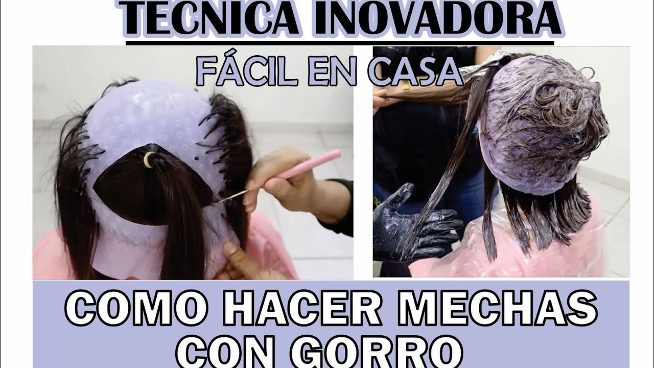 Como hacer mechas con gorro con money piece tipo balayage, técnica que puedes hacer en casa | Betty