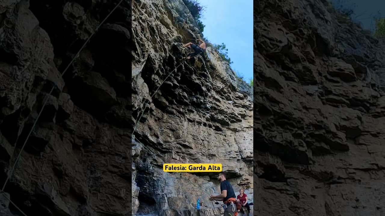 AVVICINAMENTO della Falesia Garda Alta: Un Viaggio di Arrampicata sul Lago di Garda #climbing