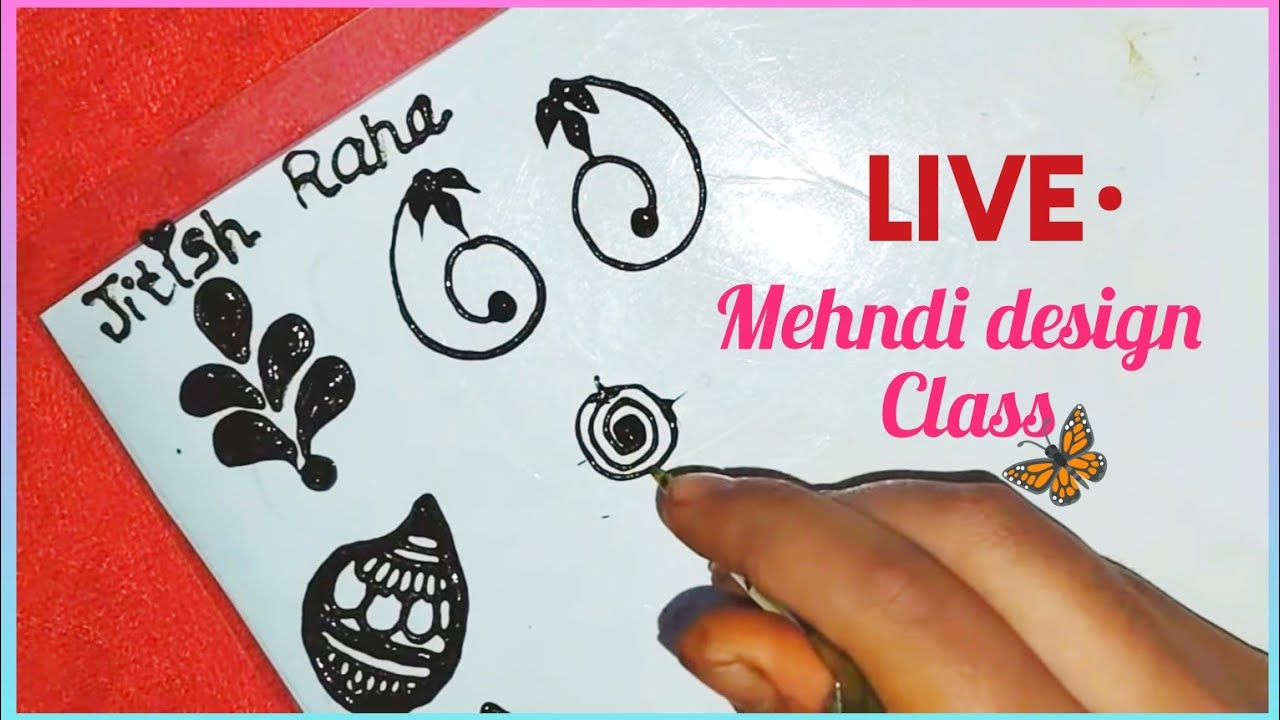 Hathon ki shaan - Mehndi is live! 💜🥰 #henna #verticallivefeed #shortsfeed #live #mehndi #mehandi #yt