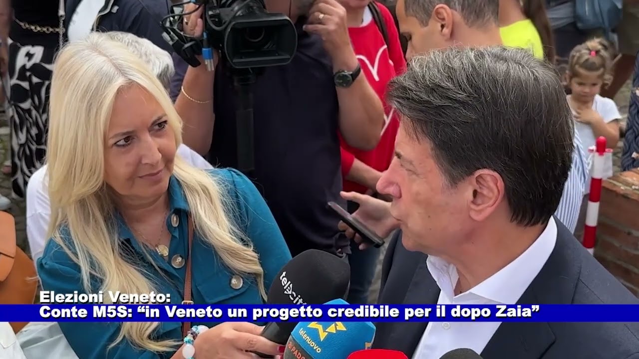 Elezioni Veneto: Conte M5S: “in Veneto un progetto credibile per il dopo Zaia” 01.09.2025