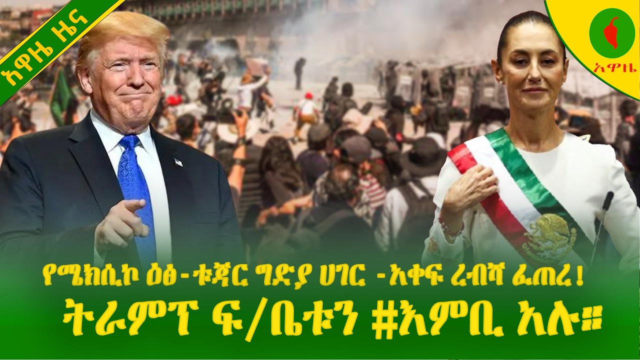 Alemneasse  | የሜክሲኮ ዕፅ-ቱጃር ግድያ ሀገር-አቀፍ ረብሻ ፈጠረ!  ትራምፕ ፍ/ቤቱን #እምቢ አሉ።
