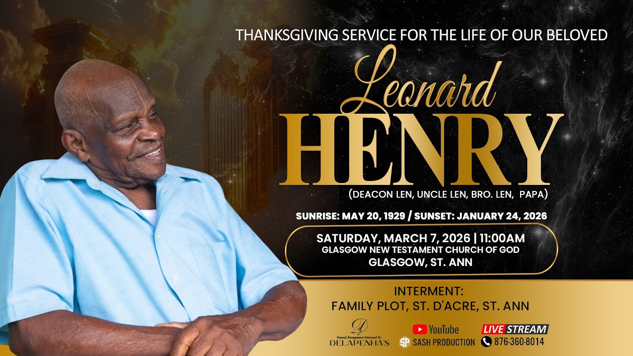 Celebration Of Life || For Our Beloved || Leonard Henry
