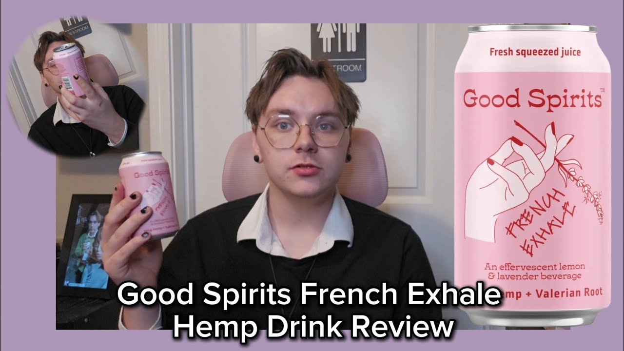 Good Spirits French Exhale Hemp Drink Review (A Calm Drink)