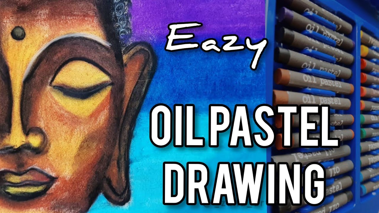 |Oil Pastel Drawing🖍️|Eazy method💥|Zana's art house🎨|
