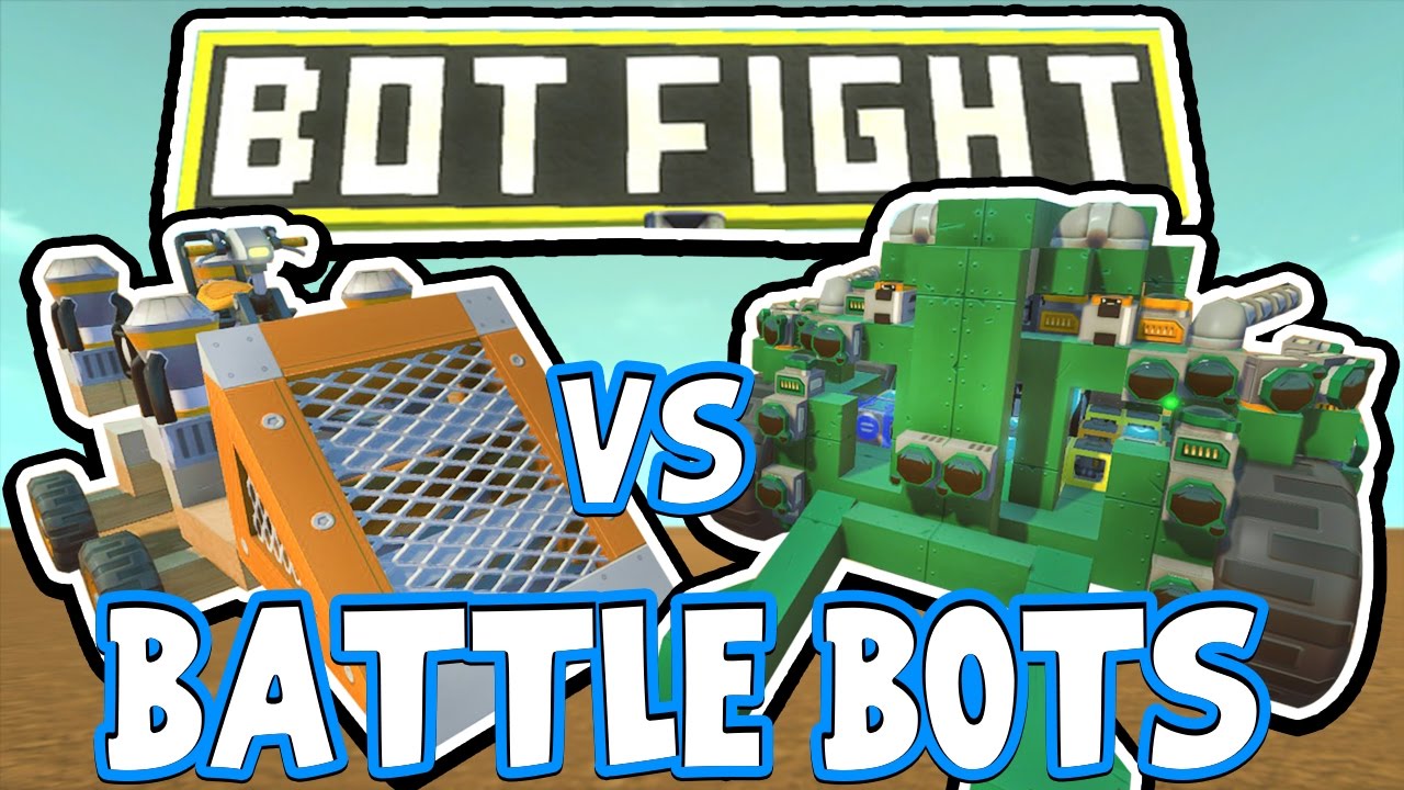 Scrap Mechanic - BATTLE BOTS CHALLENGE! VS AshDubh - [#42] | Gameplay