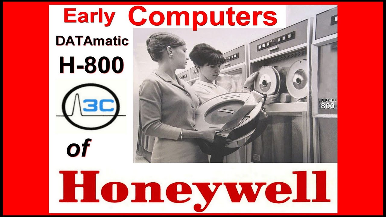 Ранние компьютеры HONEYWELL 800, 200, DATAmatic, GE, Xerox, 3C, DDP mini, мэйнфрейм, NASA, 1960-е...