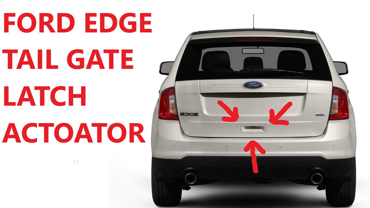 HOW TO REMOVE TRUNK LATCH ACTUATOR  ON 11-14 FORD EDGE 2011 2012 2013 2014 2015 2010 2009 8 REPLACE