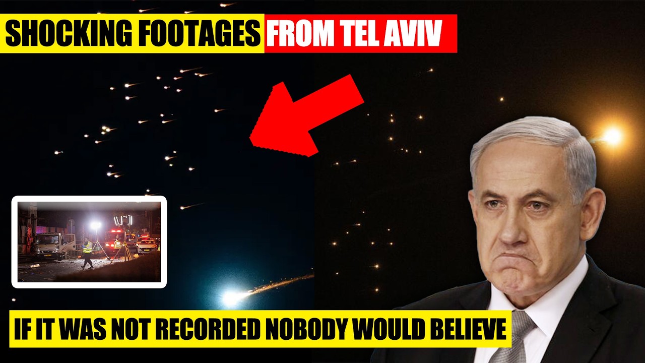 JUST IN: Cluster Missile HITS Israel, Interceptors run low; unbelievable footage in Tel Aviv!
