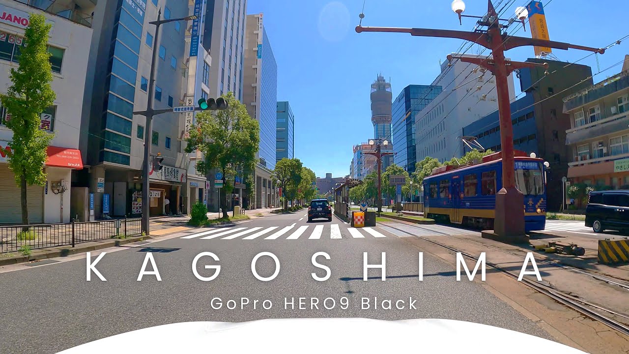 【4K】鹿児島ドライブ マリンポートかごしま→鹿児島中央駅→天文館 KAGOSHIMA GoPro HERO9 Black【58】
