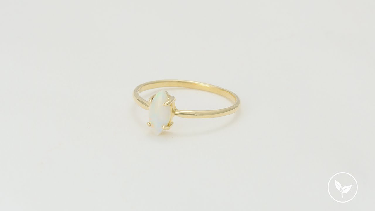 Marquise Opal Ring
