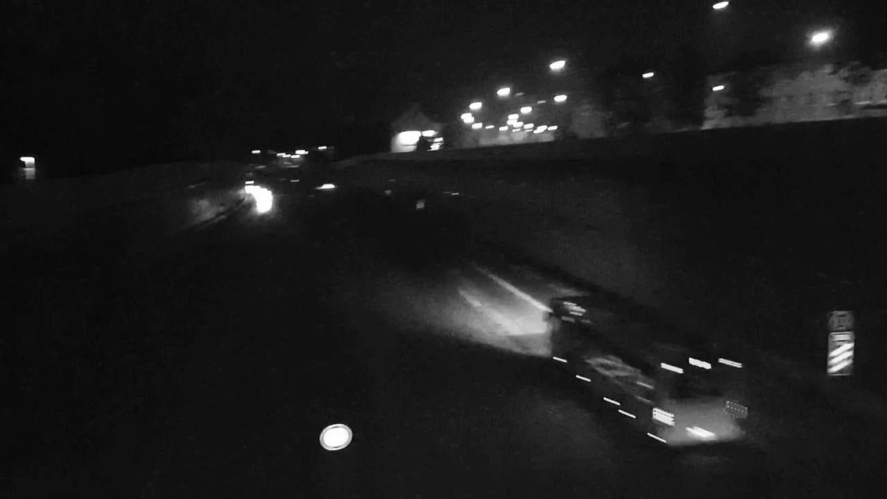 &rarr; Essen (NRW) bei Nacht: A40 / Steeler Stra&szlig;e &larr;