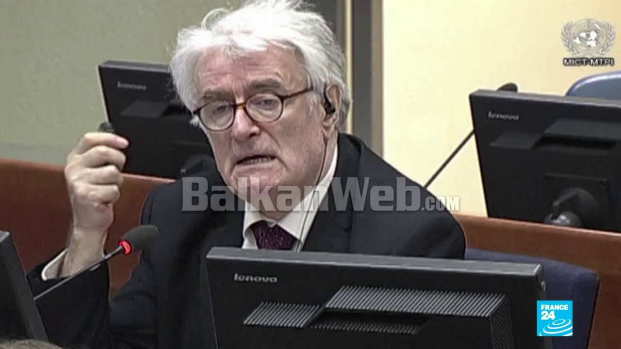 Krimet në Bosnje, Karaxhiç dënohet me burgim të përjetshëm
