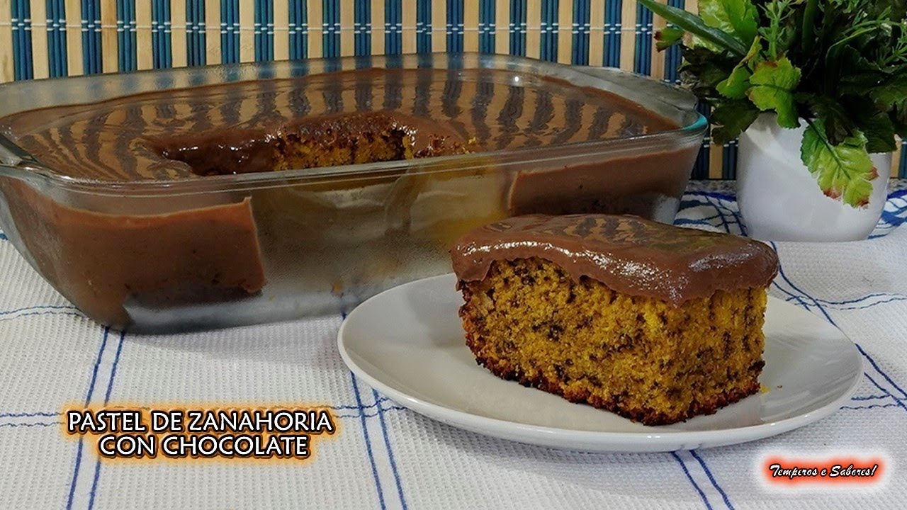 EL MEJOR PASTEL DE ZANAHORIA CON CHOCOLATE DEL MUNDO ÚNICO EN SU ESTILO te encantará