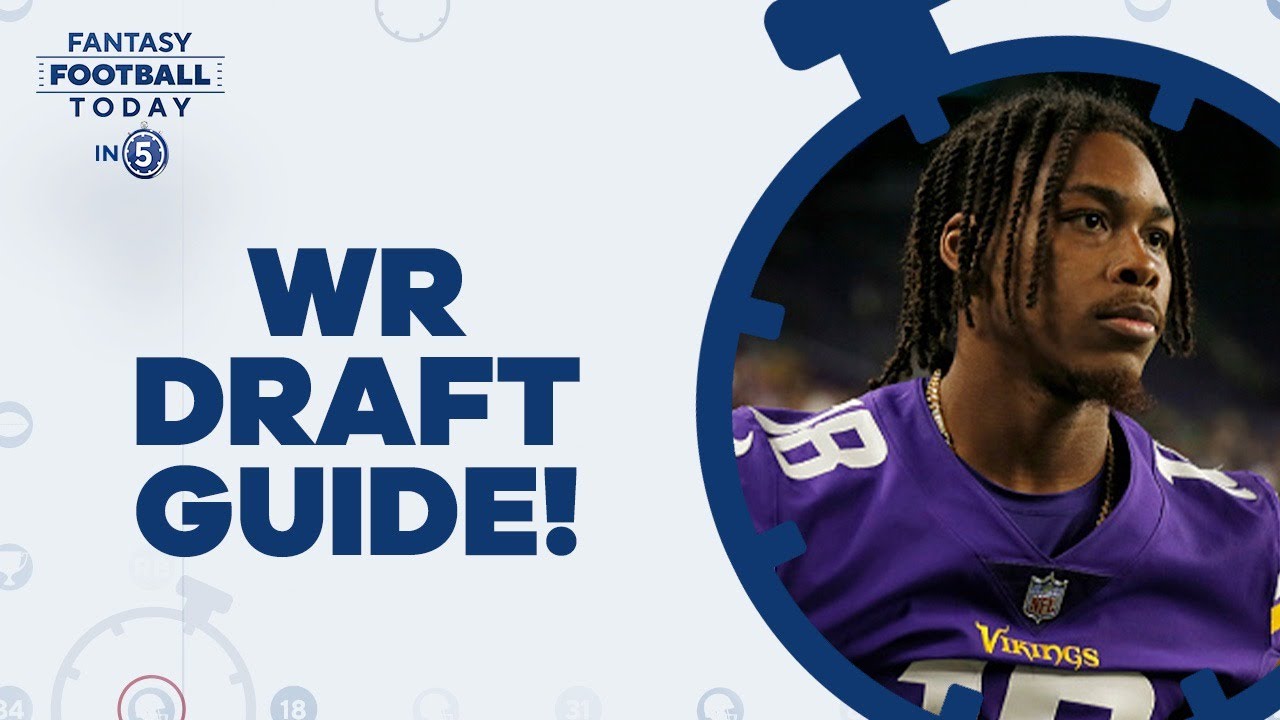 2023 Wide Receiver Tiers! WR Draft Strategy Guide! (Fantasy Football Today in 5)