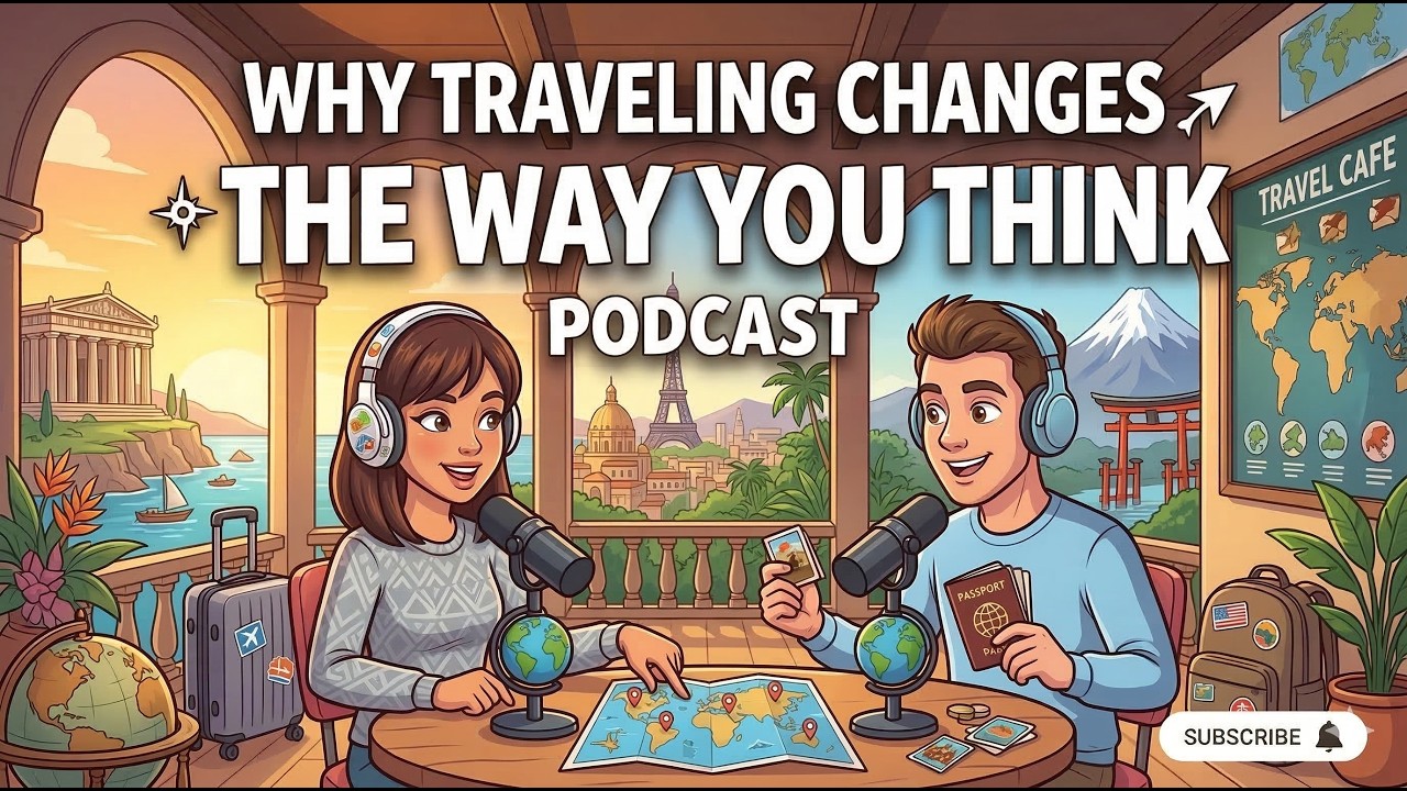Learn English from Easy Conversation | Why Travelling changes the way you think