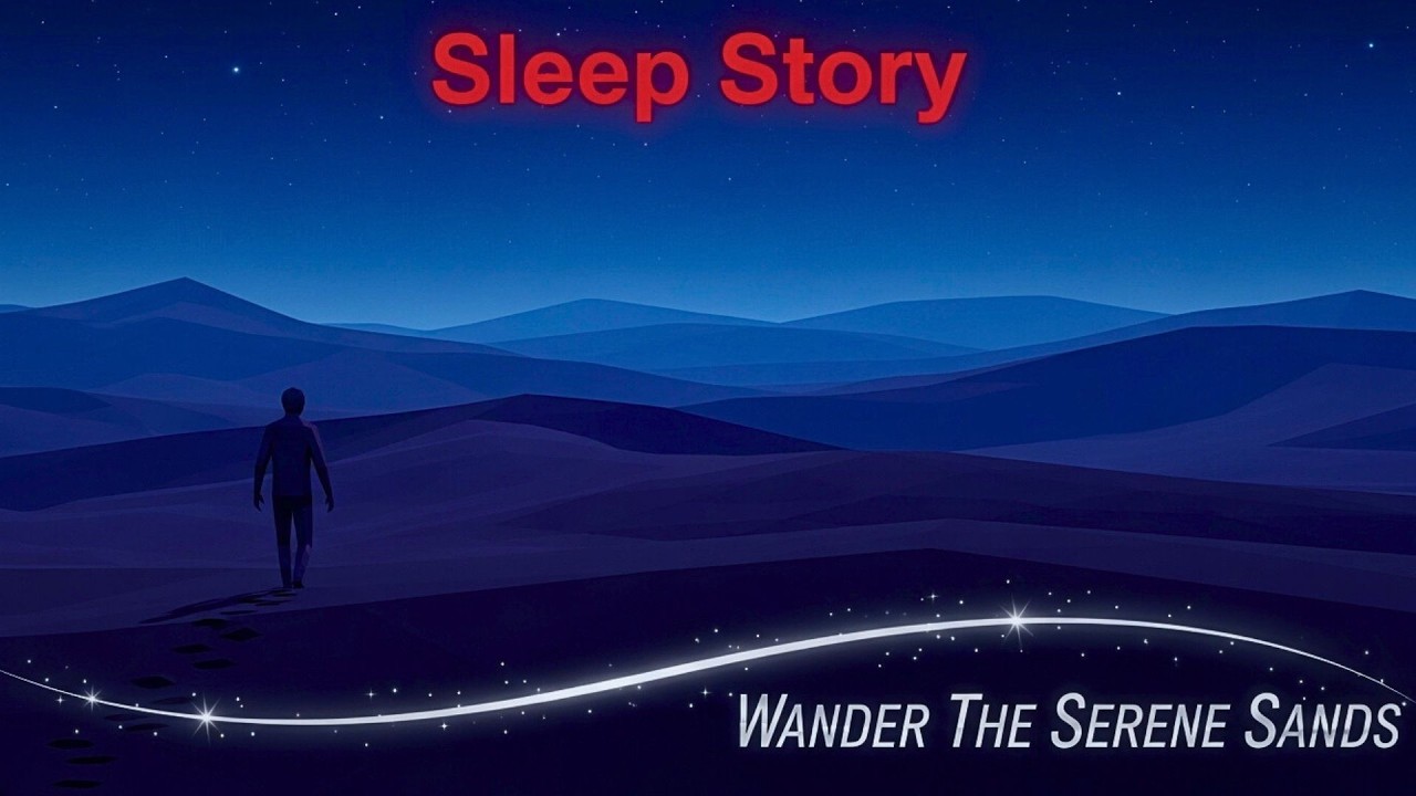 A Sleepy Wander in Endless Sand Dunes 🌙 | Calm Desert Sleep Story