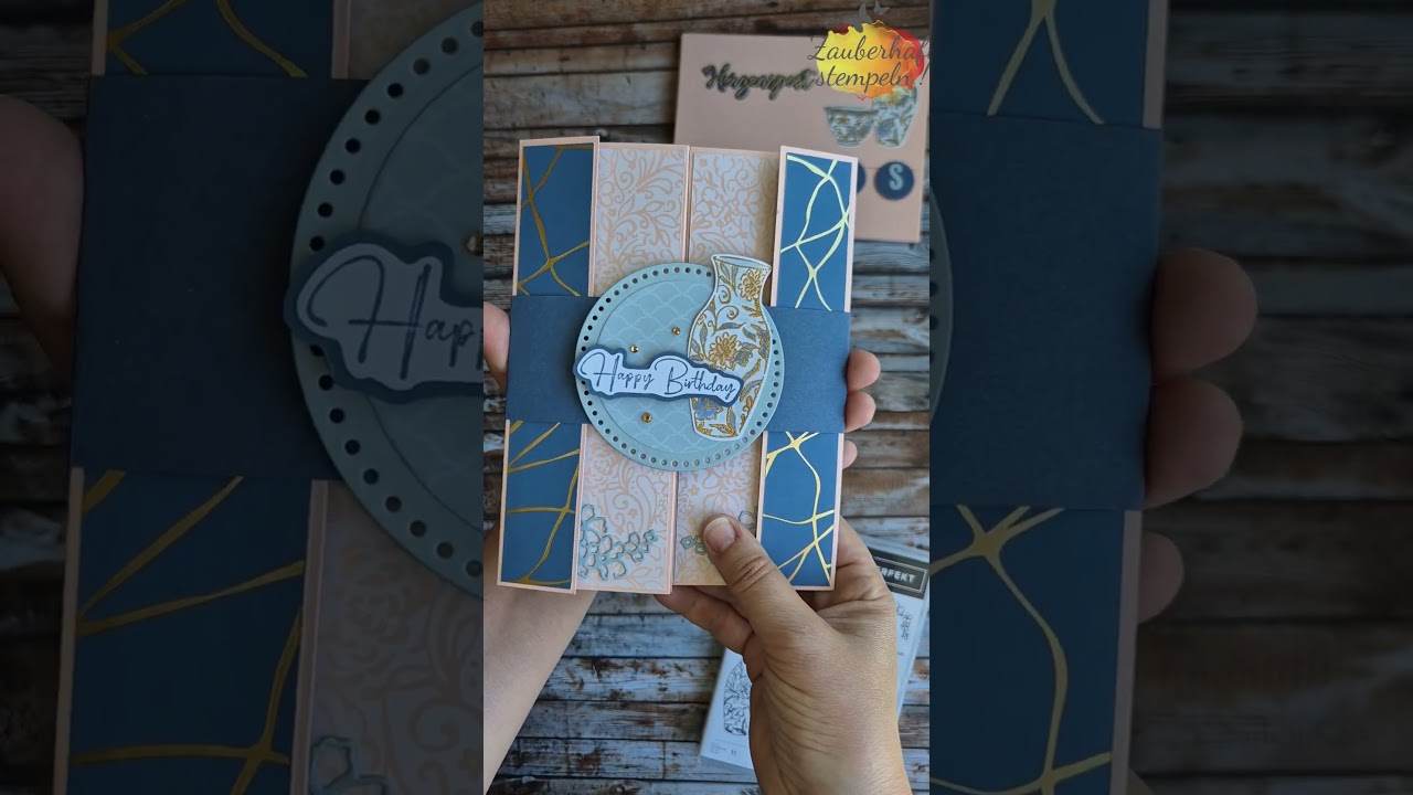 Inspiration | Besondere Kartentechnik | Fun Fold Card | KINTSUGI INSPIRATION | Stampin' Up! | diy
