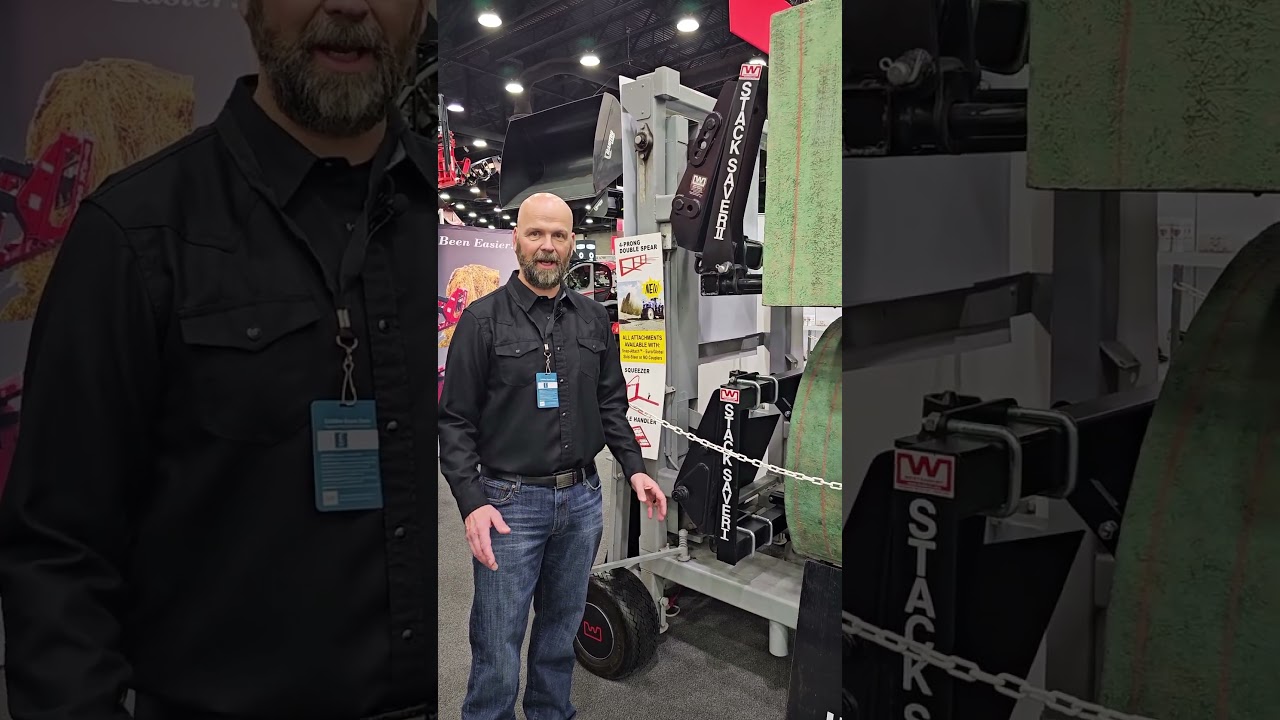 Push off your square or round bales without any additional hydraulics with the Stack Saver