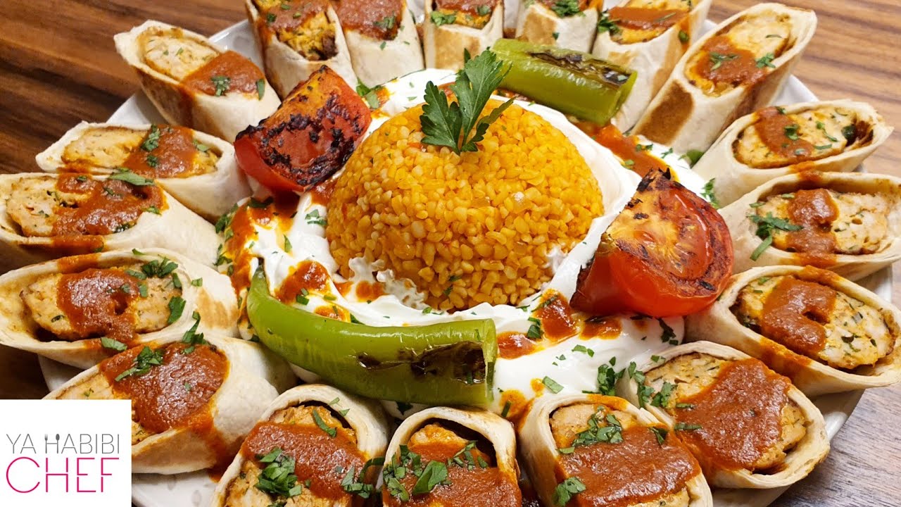 كباب دجاج بيتي على الطريقة التركية | Chicken Sarma Beyti