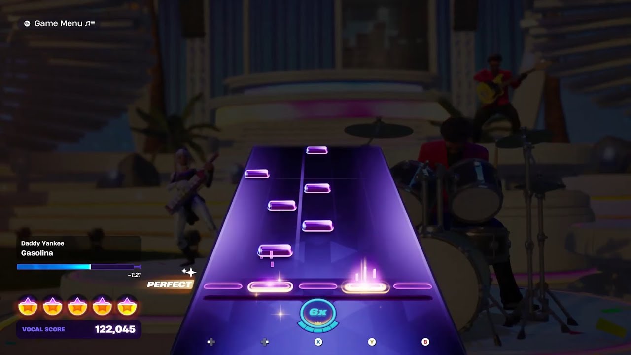 Gasolina - Vocals All Perfects 100% FC (Fortnite Festival S9)